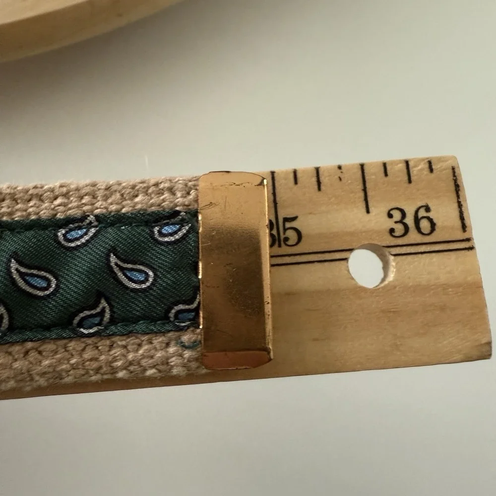 Ginnie Johansen Designs‎ 100% Imported English Silk Vintage Belts Lot Of 2